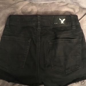 Super super stretch black American eagle shorts